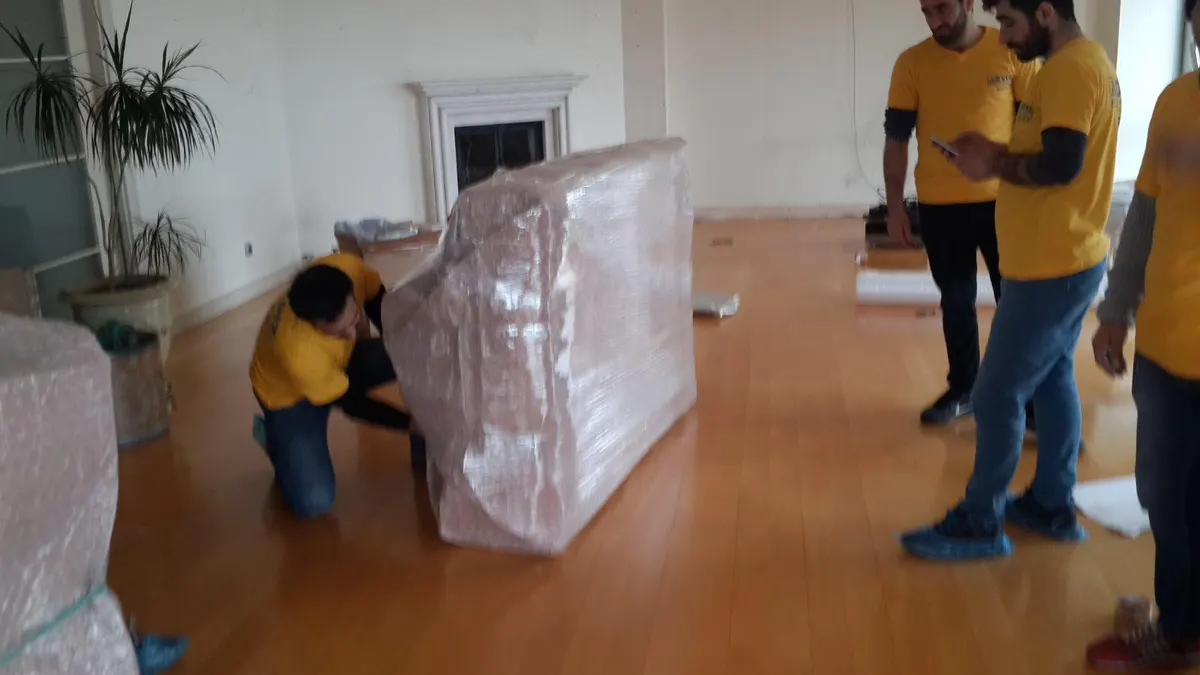 Hantur Nakliyat taşıma operasyonu 16 — paketleme, yükleme ve taşıma çalışması